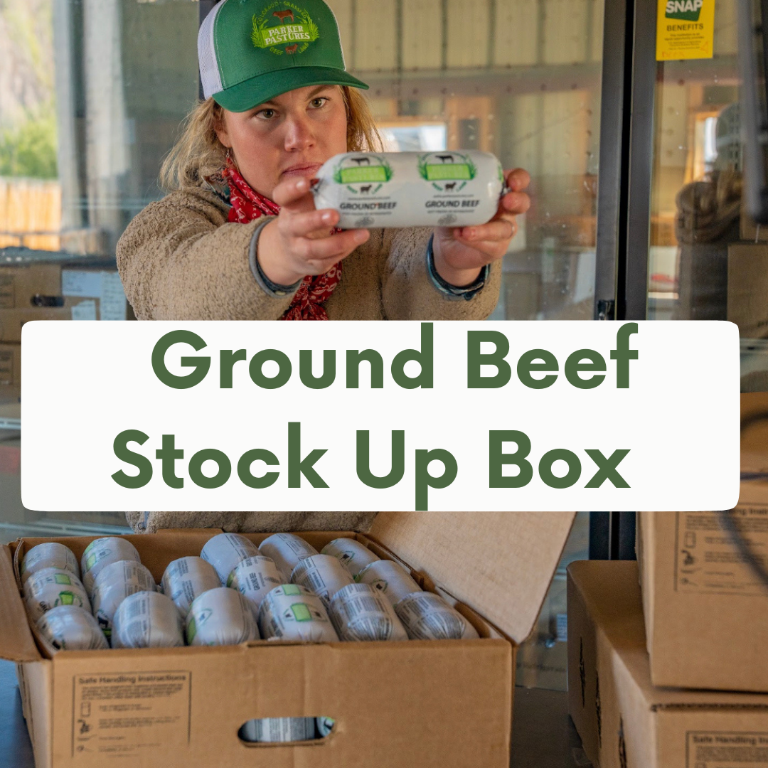 Ground Beef STOCK UP Box (10% off)