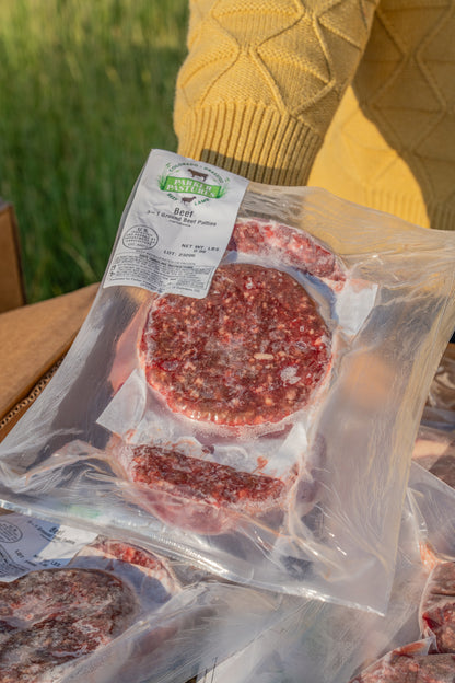 Grass-fed Beef Gourmet Burger Patties