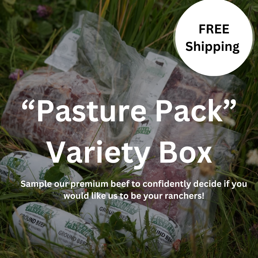 "Pasture Pack" Variety Beef Box with FREE SHIPPING (code "BEEF")