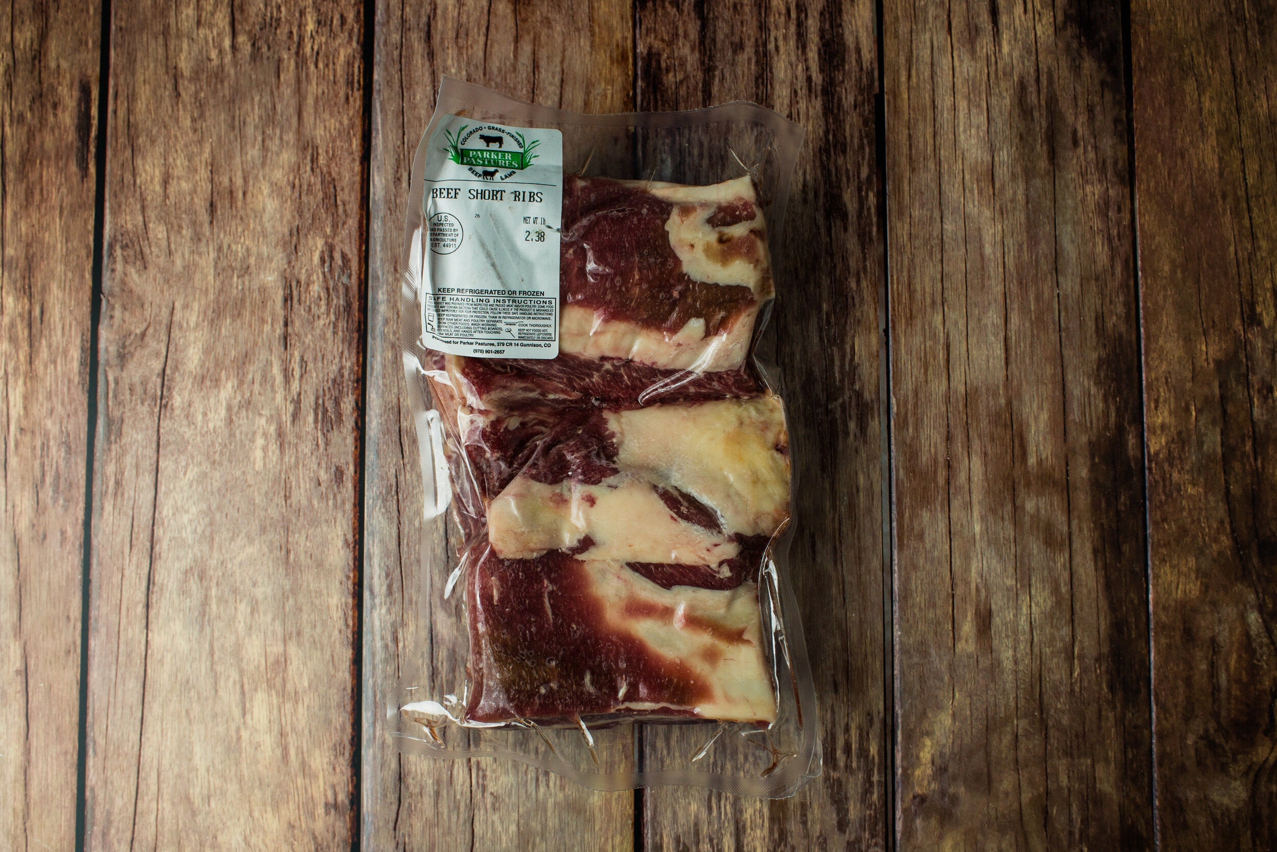 Grass-fed Short Ribs (1 Pack)