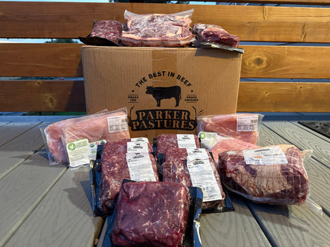 Parker Pastures Box (FREE Shipping + Spices + Free Chicken or Ground Beef for a Year)