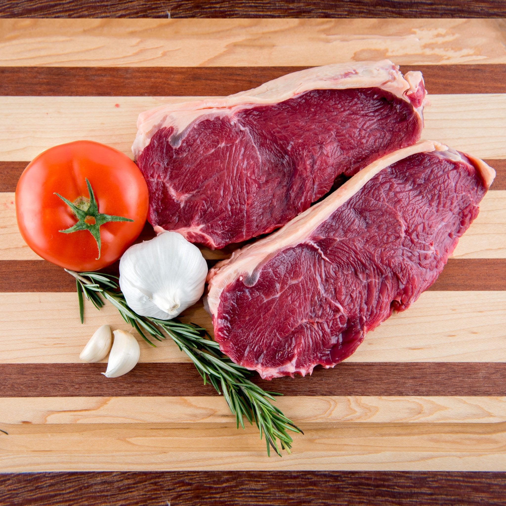 Grass-fed New York Strip Steaks