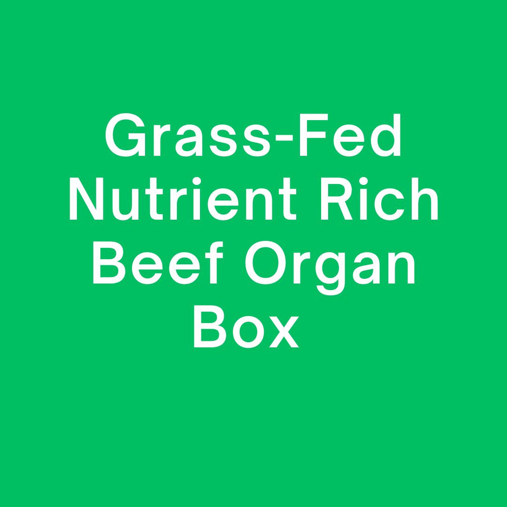 Grass-Fed Nutrient Rich Organ Box