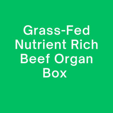  Grass-Fed Nutrient Rich Organ Box