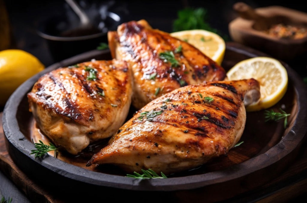 Pasture-raised chicken breasts