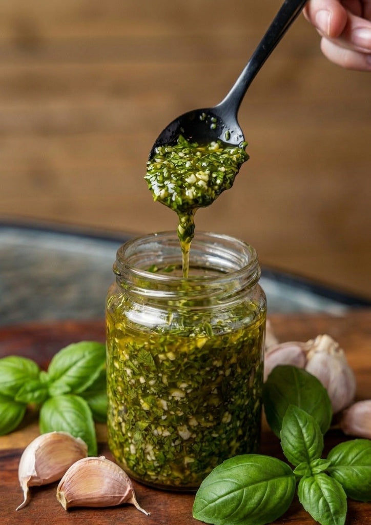 Free chimichurri jar